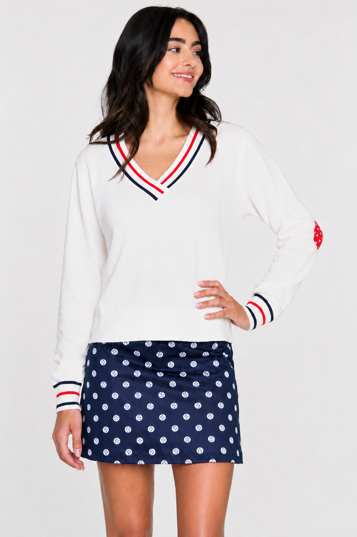 Janice Dink Sweater | US Open Encore - Limited Americana Collection