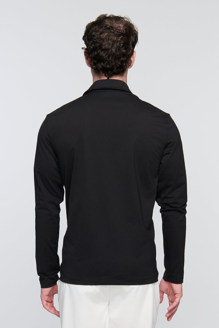 Johnny Long Sleeve Pivot Polo