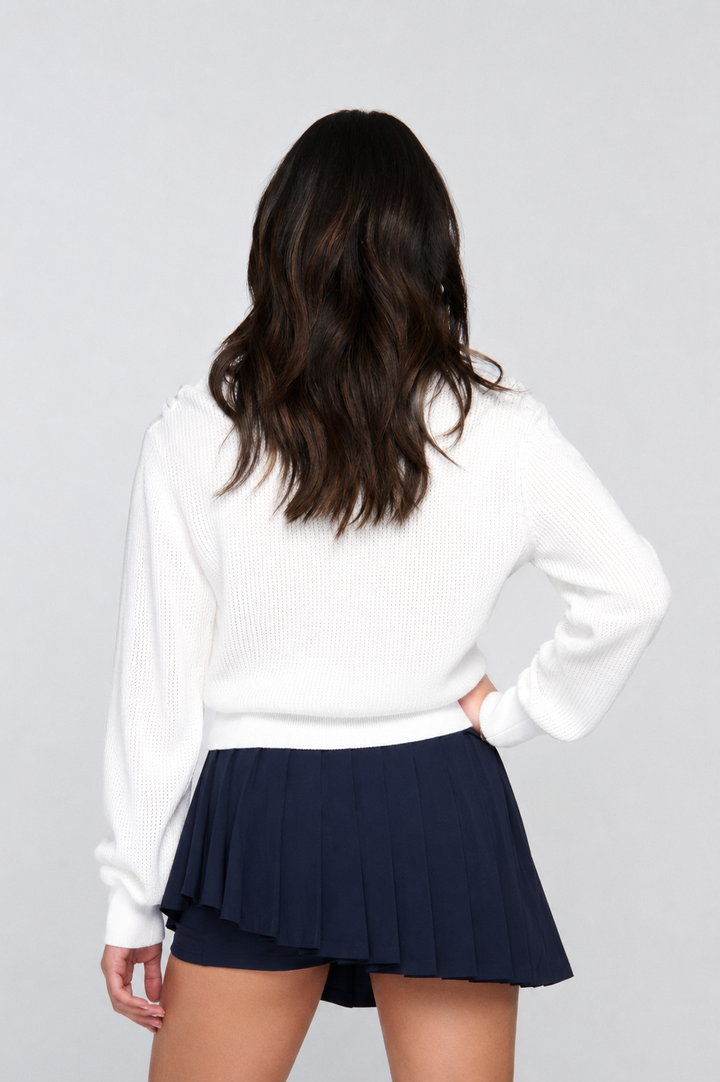 Karla Smash &amp; Zip Sweater | US Open Encore - Limited Americana Collection