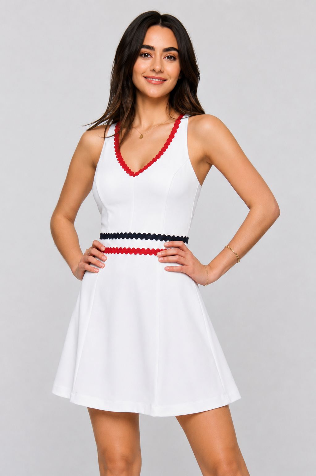 LILIAN RIC RAC V Dress | US Open - Limited