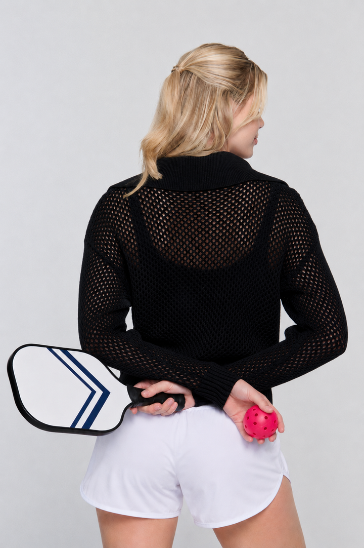 Tania Topspin Crochet Sweater