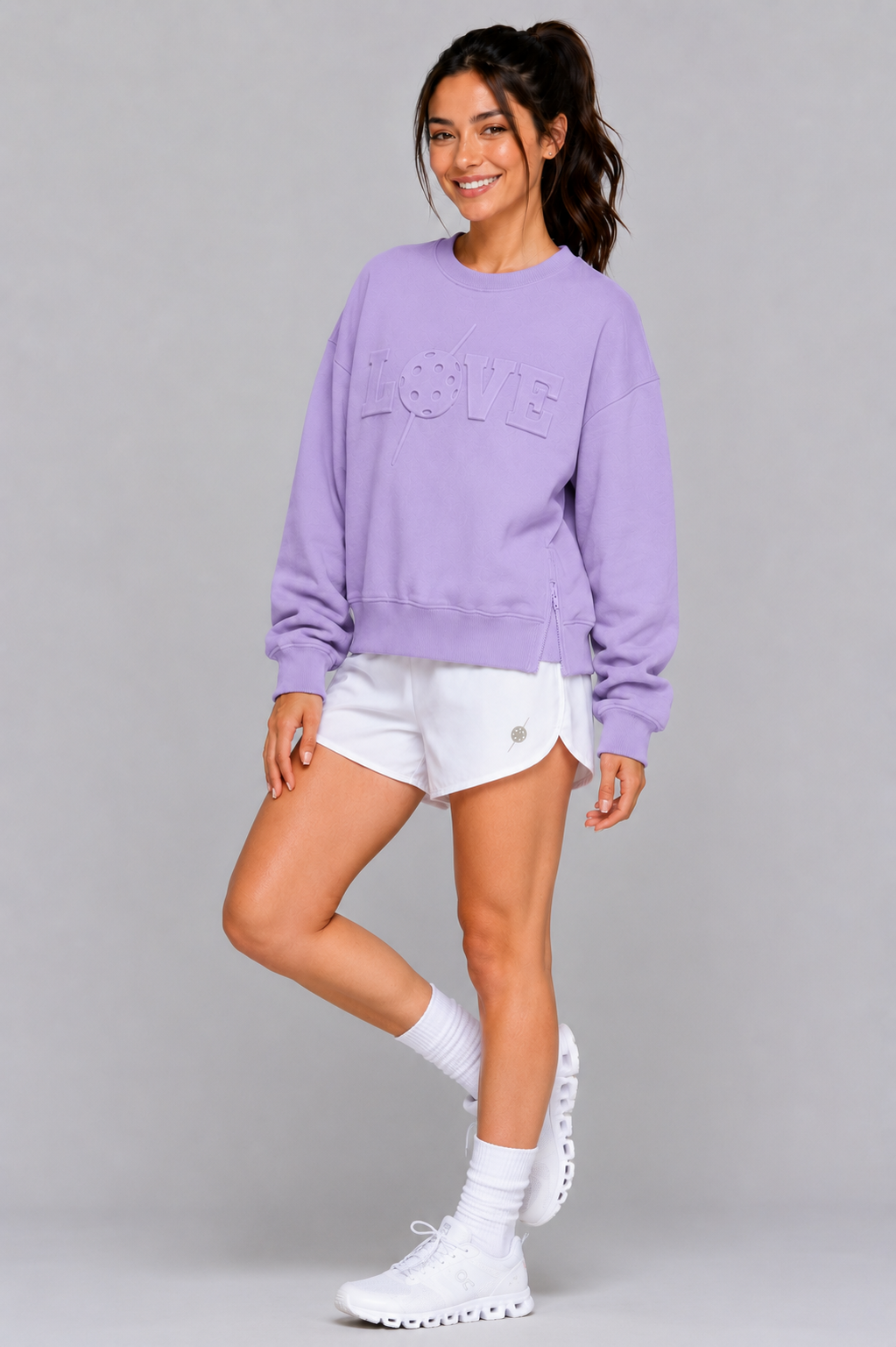 TRICIA Side Zip Sweater | US Open Encore - Limited Americana Edition