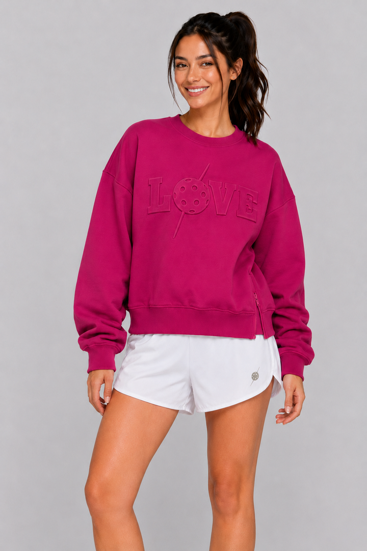 TRICIA Side Zip Sweater | US Open Encore - Limited Americana Edition