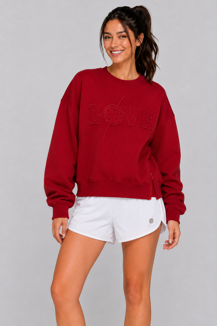 TRICIA Side Zip Sweater | US Open Encore - Limited Americana Edition